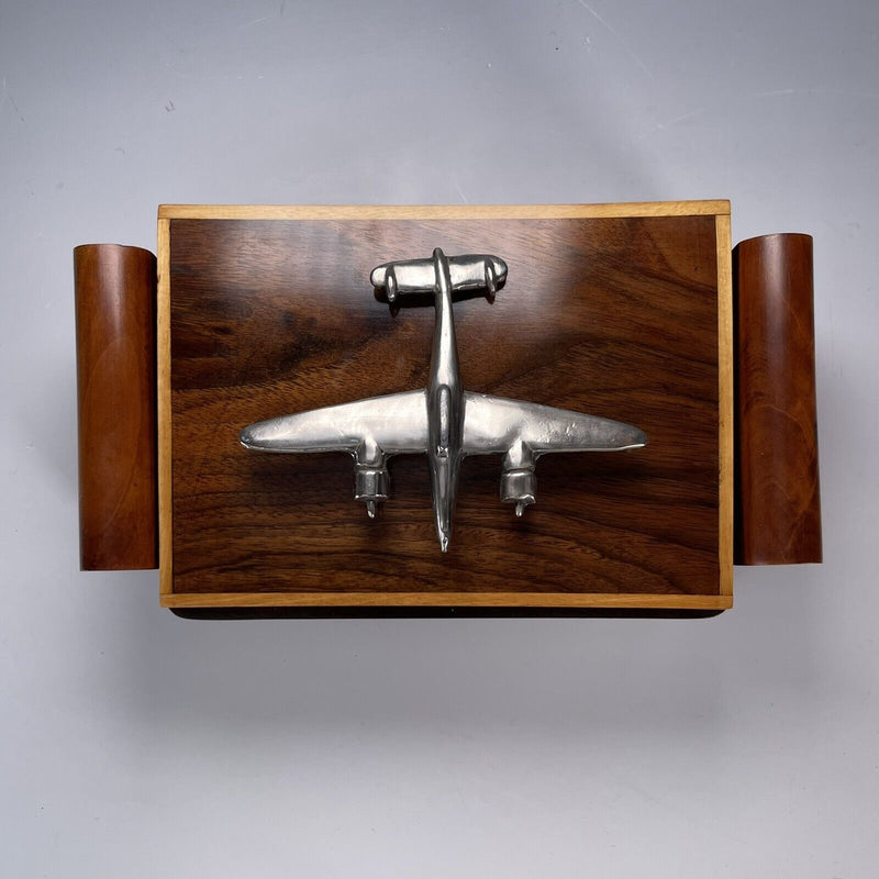 1930s Box with Art Deco Airplane