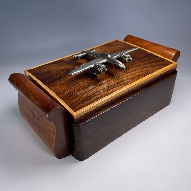 1930s Box with Art Deco Airplane