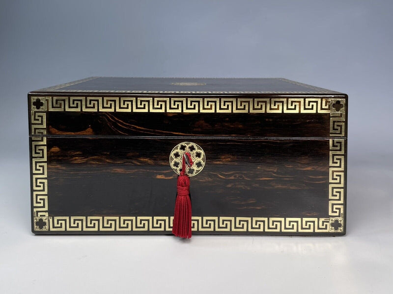 A Victorian Coromandel Jewellery Box