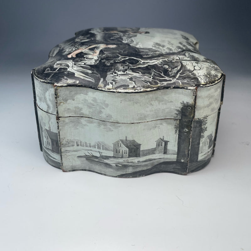 Rare 18th Century Grisaille Spa Box