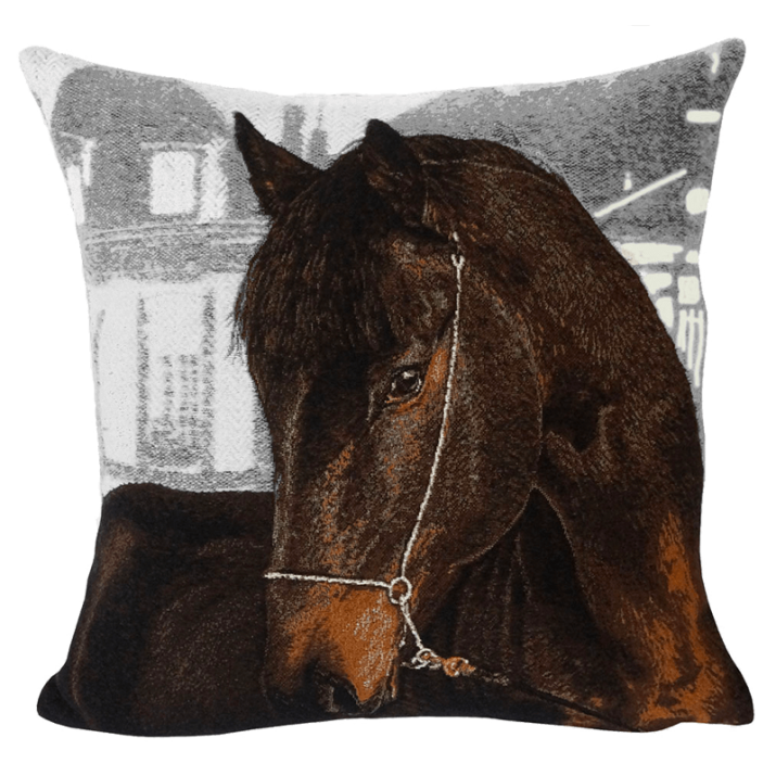 Jules Pansu: Bai Brun Cushion Cover