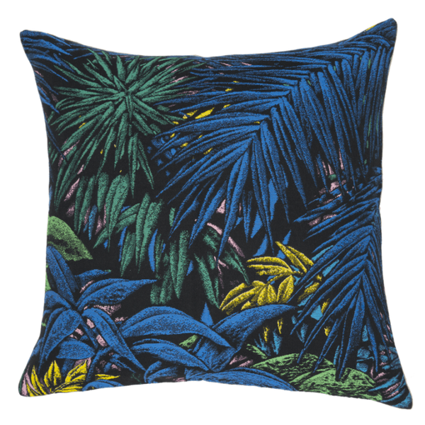 Jules Pansu: Jungle Bleue Cushion Cover