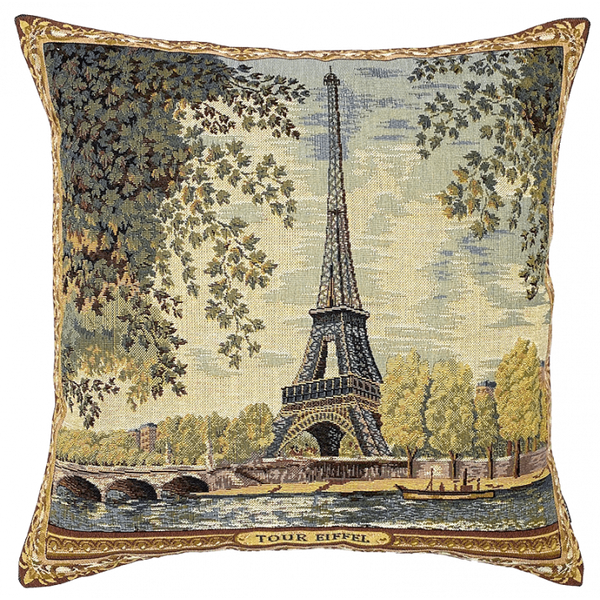 Jules Pansu: Eiffel Tower Cushion Cover