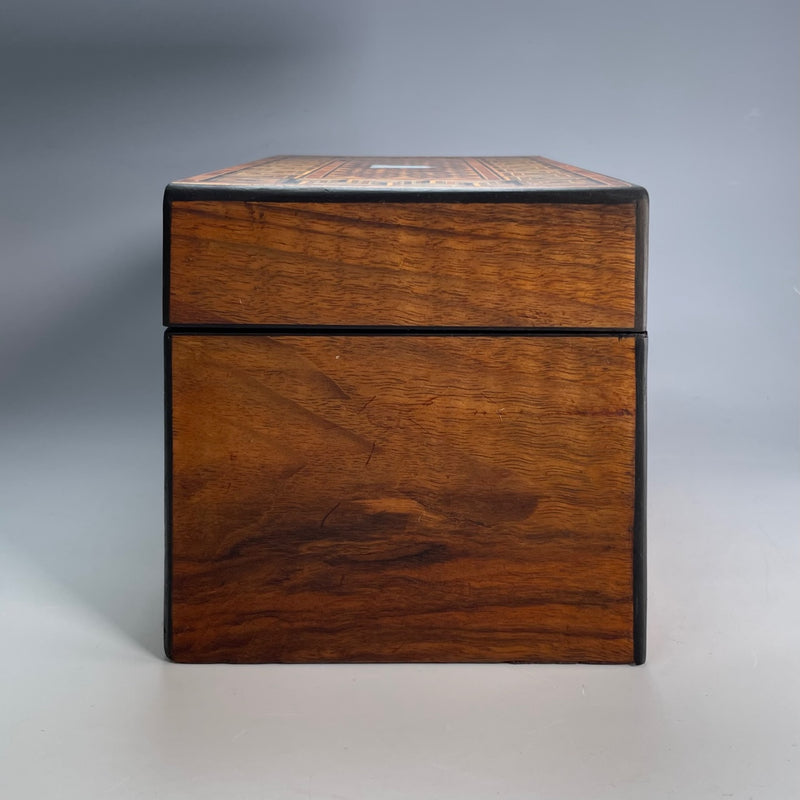 Victorian Inlaid Tea Caddy