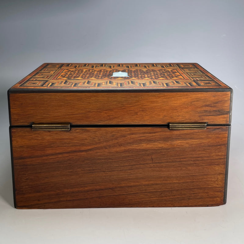 Victorian Inlaid Tea Caddy