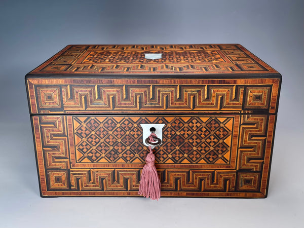 Victorian Inlaid Tea Caddy