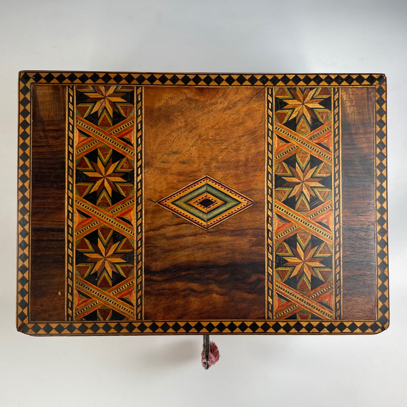 19th Century Inlaid Tunbridge ware Sewing Box