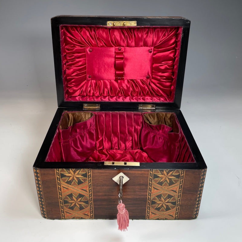 19th Century Inlaid Tunbridge ware Sewing Box