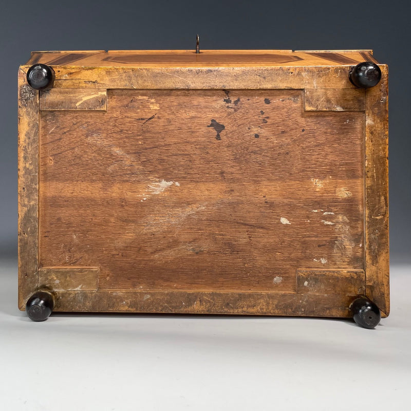 Georgian Satinwood & Purple Heart Work Box c.1825