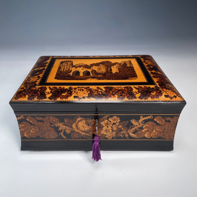 Victorian Tunbridge Ware Box attributed to Henry Hollamby