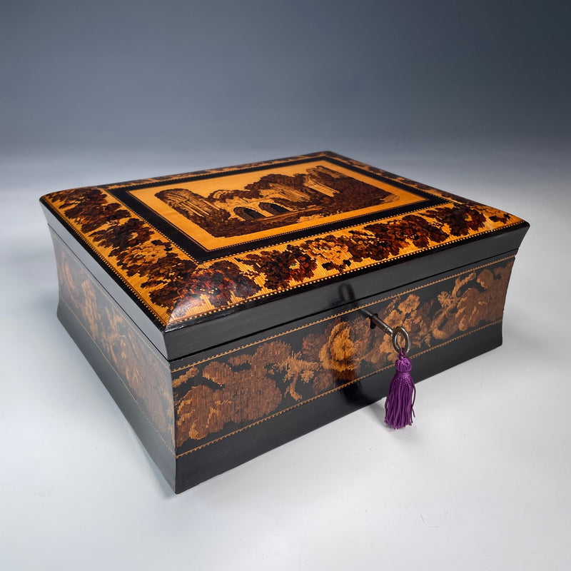 Victorian Tunbridge Ware Box attributed to Henry Hollamby