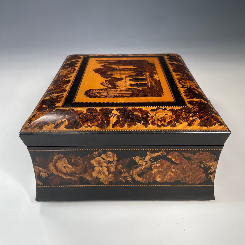 Victorian Tunbridge Ware Box attributed to Henry Hollamby