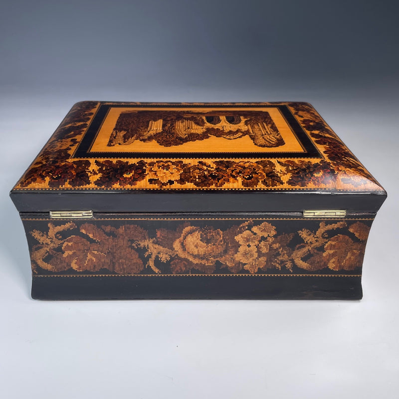 Victorian Tunbridge Ware Box attributed to Henry Hollamby