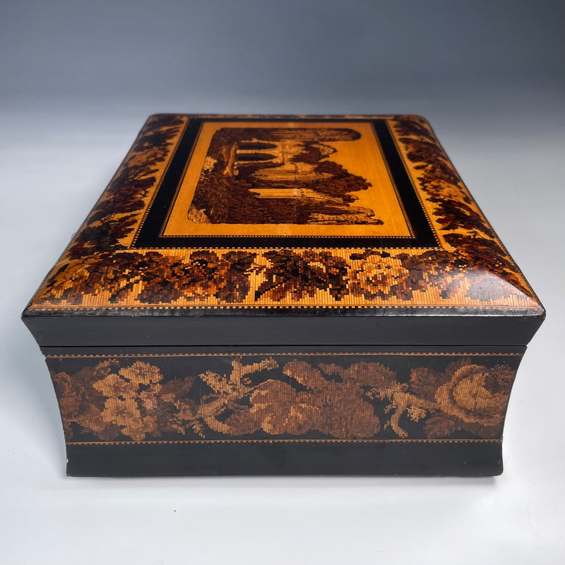 Victorian Tunbridge Ware Box attributed to Henry Hollamby