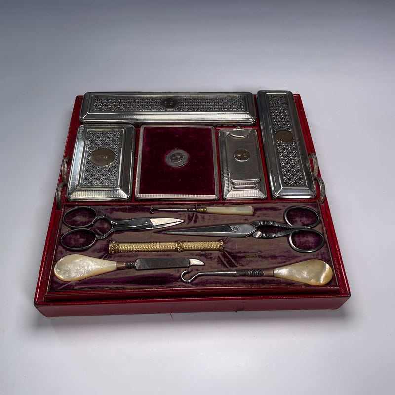 David Edwards Georgian Coromandel Vanity Case - 1828