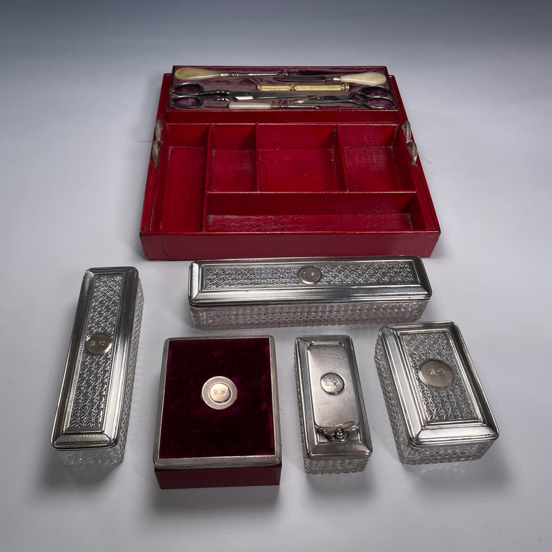 David Edwards Georgian Coromandel Vanity Case - 1828