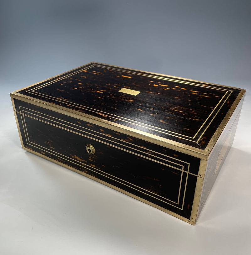 David Edwards Georgian Coromandel Vanity Case - 1828