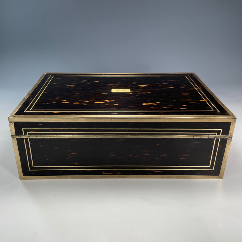 David Edwards Georgian Coromandel Vanity Case - 1828