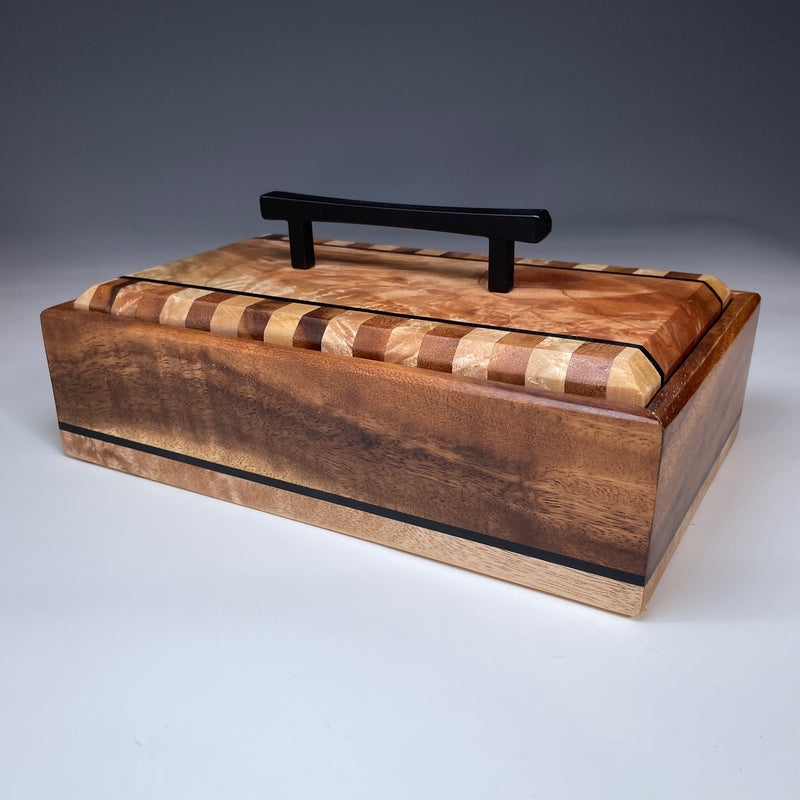 Modern Sustainably Sourced, Exotic Hawaiian Woods Box