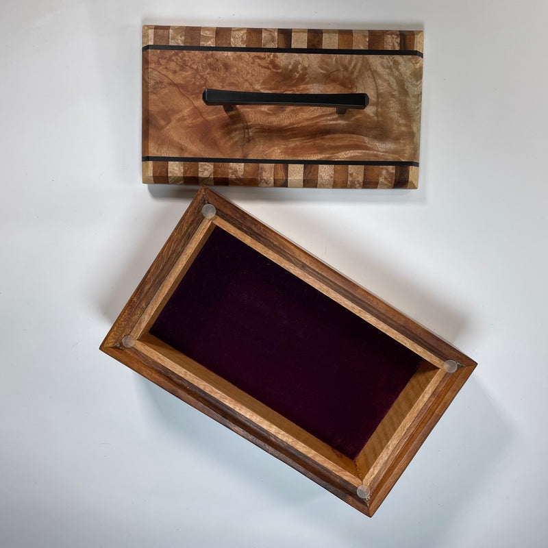 Modern Sustainably Sourced, Exotic Hawaiian Woods Box