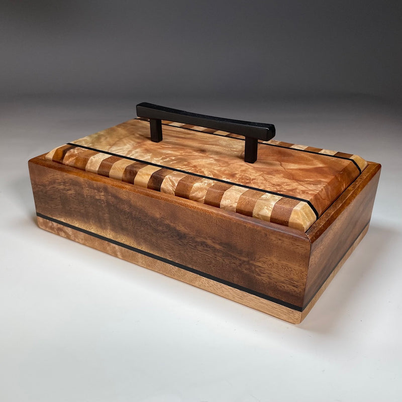 Modern Sustainably Sourced, Exotic Hawaiian Woods Box