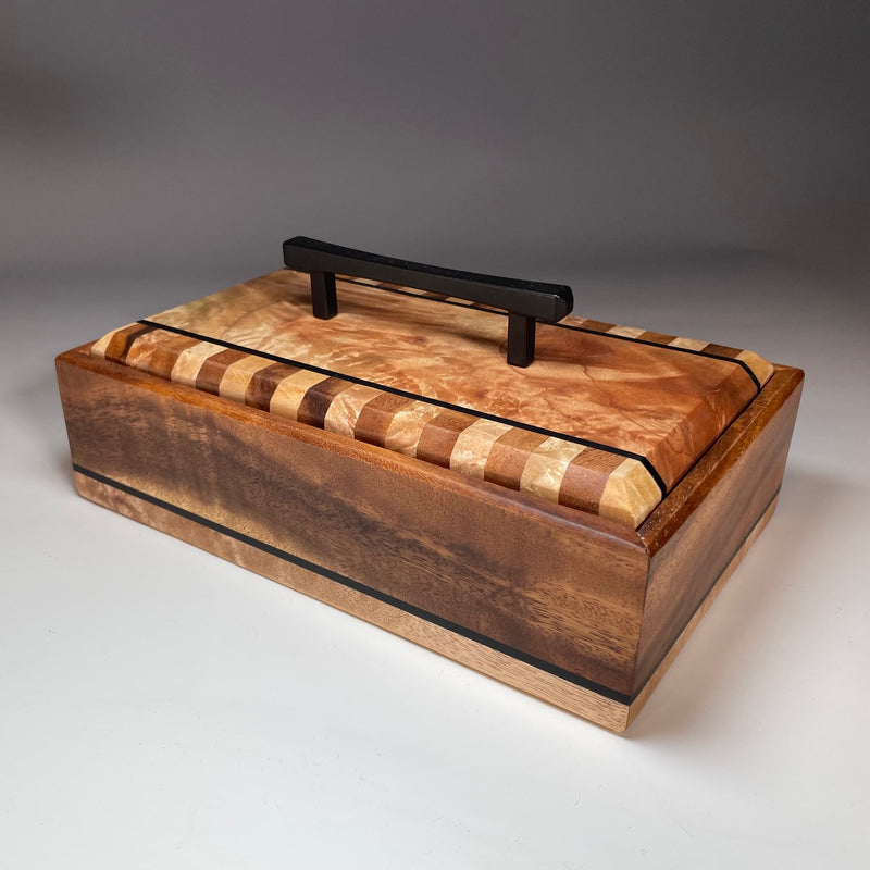 Modern Sustainably Sourced, Exotic Hawaiian Woods Box