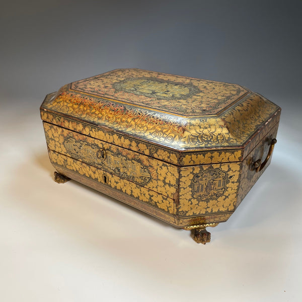 Regency Chinoiserie Sewing Box