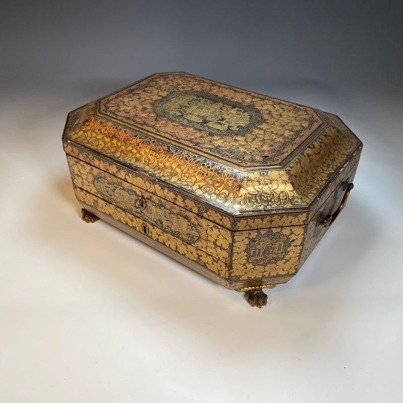 Regency Chinoiserie Sewing Box