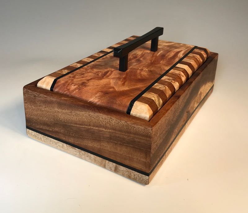 Modern Sustainably Sourced, Exotic Hawaiian Woods Box