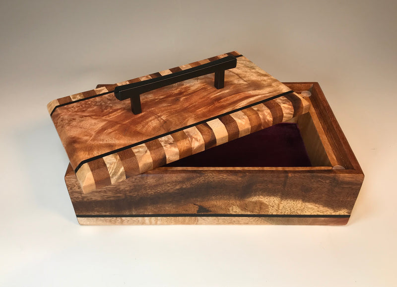 Modern Sustainably Sourced, Exotic Hawaiian Woods Box